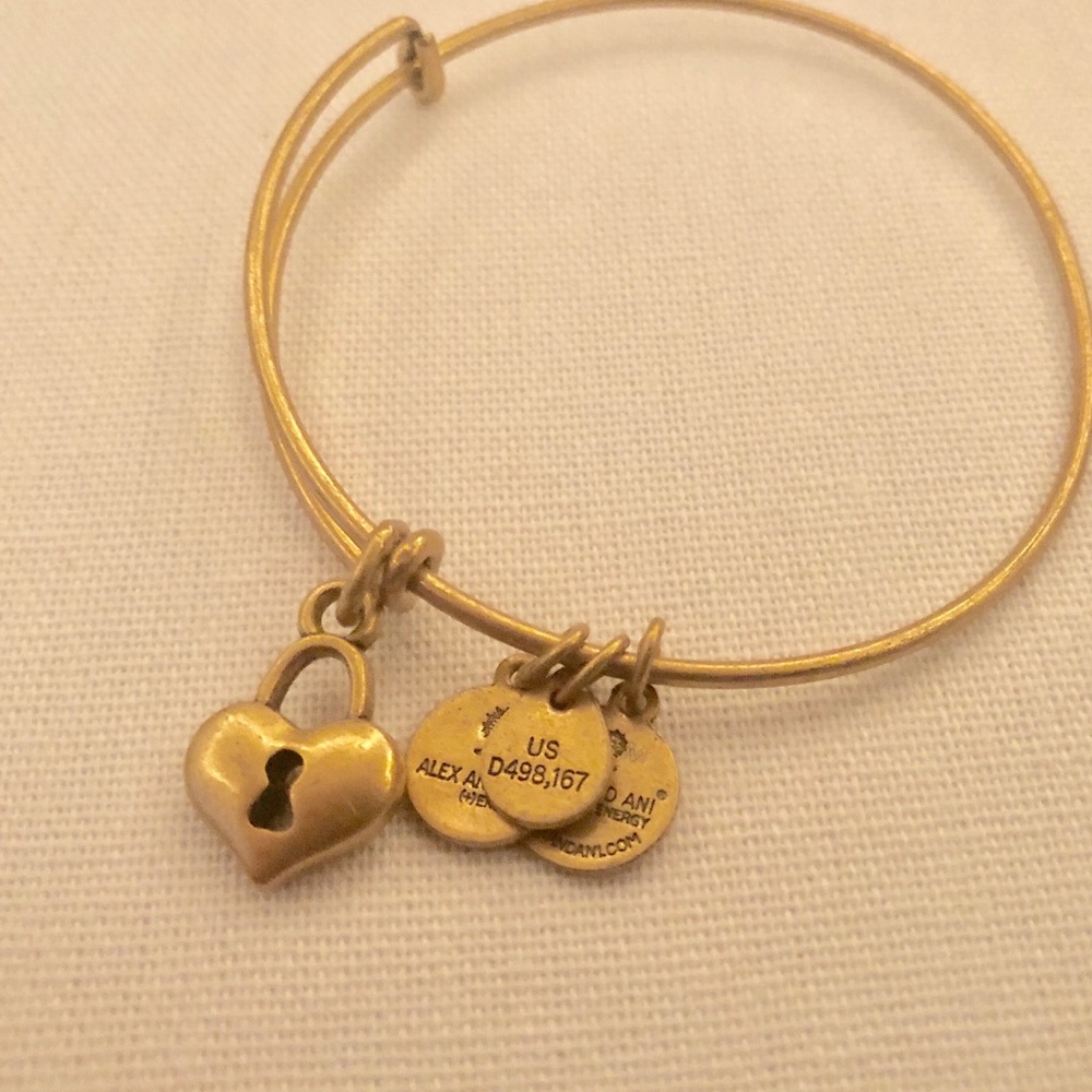 Alex and Ani Heart lock bracelet